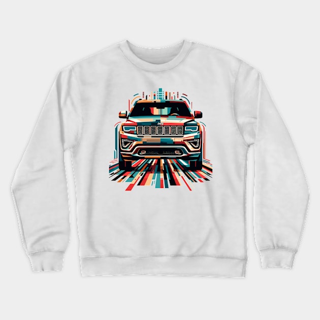 Jeep Grand Cherokee Crewneck Sweatshirt by Vehicles-Art